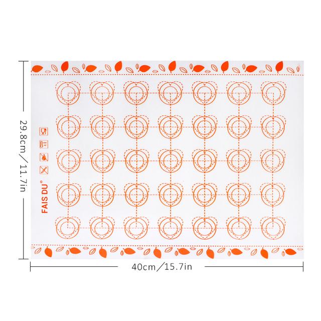 Силиконовый коврик для выпечки, антипригарный коврик для макарон, помадка, формы для выпечки, подставка для печенья, духовка для дома, тортов, кондитерские инструменты, коврики для раскатывания теста