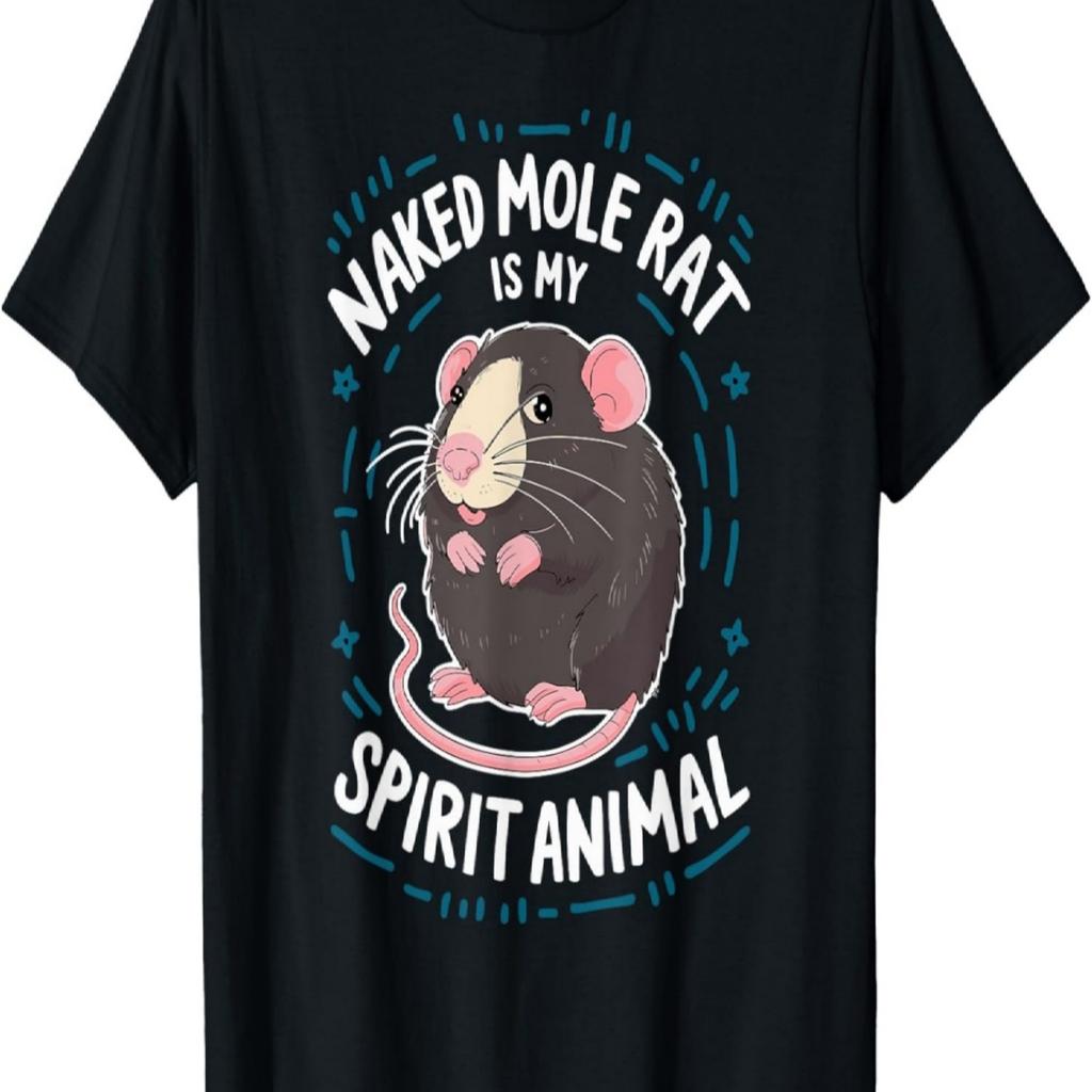 Naked Mole Rat Is My Spirit Animal Funny Cute Animal Lover T-Shirt