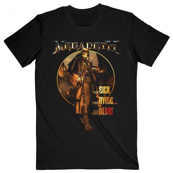 Megadeth Хлопковая футболка унисекс для взрослых The Sick, The Dying And The Dead Album