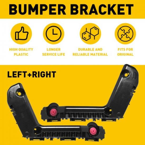 2X For Toyota Corolla 2017 2018 Front Bumper Side Bracket Right & Left Side
