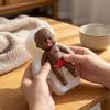 DIY Crafts Baby Doll Silicone Mold Realistic Cake Topper Mold Black Baby Doll Mold  Home Decor