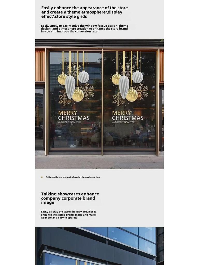 2025 Золотая Снежинка Наклейка на стекло окна для украшения Нового года и Рождества