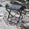 Mini Folding Stool Portable Lightweight Heavy Duty Waterproof Oxford Cloth Outdoor Camping Backpacking Beach Picnic Fishing Collapsible Chair Seat