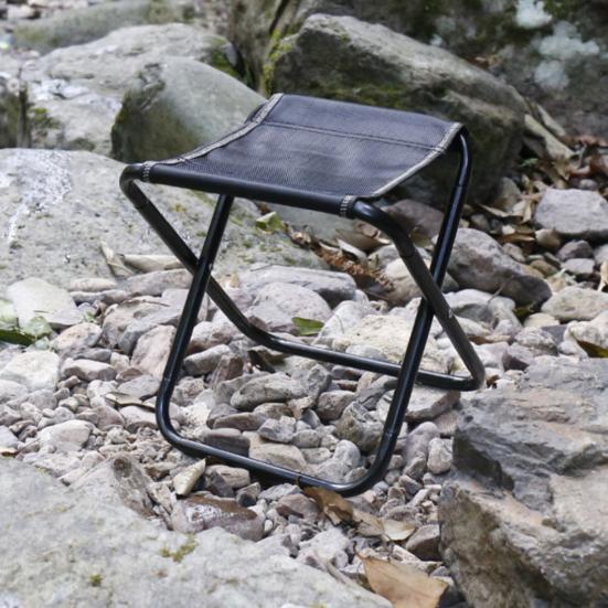Mini Folding Stool Portable Lightweight Heavy Duty Waterproof Oxford Cloth Outdoor Camping Backpacking Beach Picnic Fishing Collapsible Chair Seat