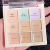9-Color Concealer Cream Palette Ultimate Spot Acne Dark Circles Tear Grooves Coverage for Brightening and Smoothing Skin Tone Flawless Makeup