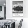 Angkor Wat Travel Print Cambodia Poster Black and White Print Coordinates Minimalist Home Decor City Landmark Prints