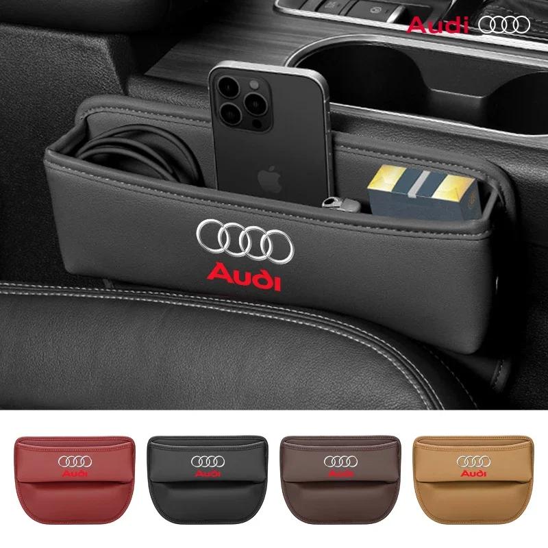 Car Console Side Seat Gap Filler Front Seat Organizer For q2 A4 B5 B6 B7 8P 8V 8L A5 C7 4F A8 Q2 Q7 RS3 RS4 RS5 RS6 TT 4L R8
