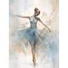 Ethereal Dance of the Ballerina Ethereal Dance of the Ballerina, 50X70 Cm, Unframed, Premium Canvas On Stretcher