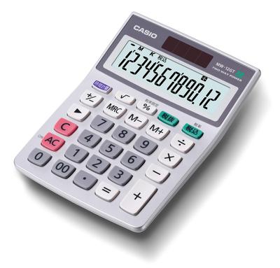 Casio Калькулятор, соответствующий закону о зеленых закупках, 12-значный, мини-Just Type, сертифицированный по знаку Eco Mark MW-12GT-N
