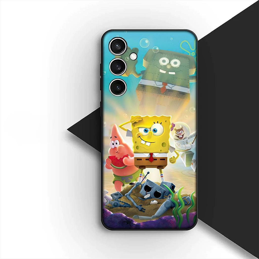 Cover for Samsung Galaxy S20 S22 S21 FE Ultra Plus A07 A17 A15 A16 A25 A57 A37 Phone Case S-SpongeBobs-Cute S-SquarePants-Poster