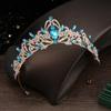 Bridal Accessories Wedding Dress Style Headwear Birthday Party Crown Headband Black High-end Performance Hair Accessories Crown