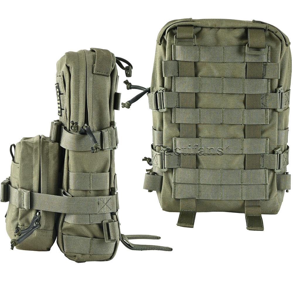 Mini Hydration Bag 2 In 1 Mini Hydration Pack Rip Away IFAK Medical Pouch Med Patch MOLLE Pouch Hunting Bag