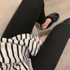 Осенние новые утолщенные однотонные повседневные теплые фланелевые леггинсы для женщин, облегающие зимние леггинсы, женские модные плюшевые леггинсы-карандаш 25682