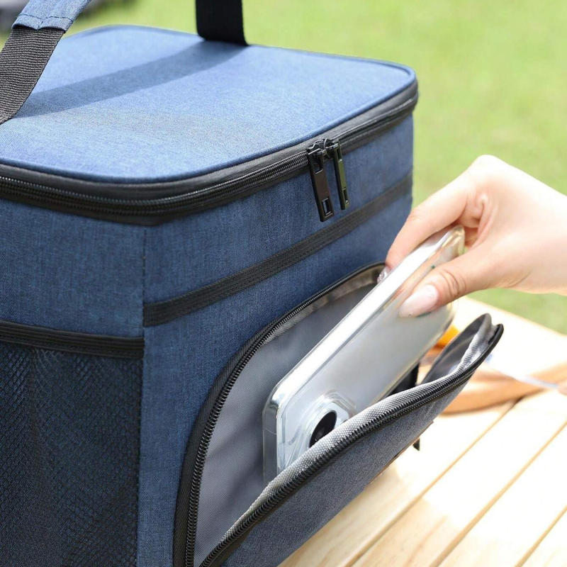 Большая вместимость, герметичный рюкзак для обеда, термобольшая, прохладная и теплая, сумка для пикника, сумка через плечо для хранения на открытом воздухе