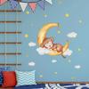 Cartoon Decoration Wall Stickers Monkey Pillow Moon Cloud Star Wall Sticker Preschool Bedroom Decoration Self Adhesive Stickers
