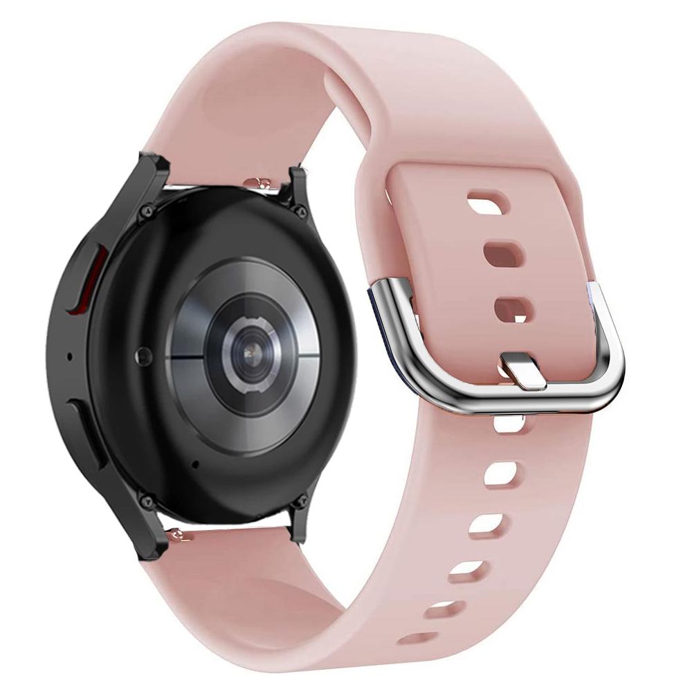 20 мм 22 мм ремешки для часов Samsung Galaxy Watch Active 2/7/FE/5/pro/6/4/Classic/3 силиконовый браслет Huawei watch GT/5/4/3/2 ремешок