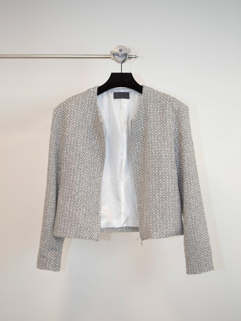 Gozer Tweed Zip Up_Grey