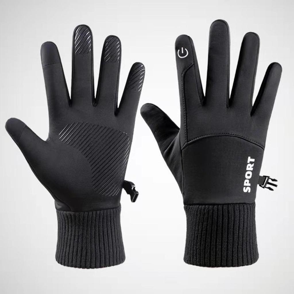 Winter Gloves For Men Women Children Glove Outdoor Windproof Gloves Thicken Warm  Unisex Full Finger Gloves