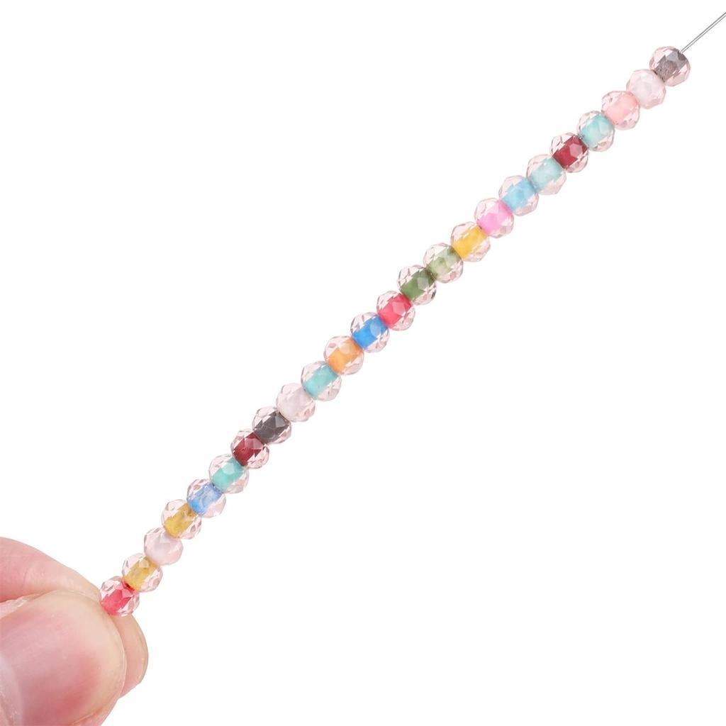 120 шт. стеклянные бусины, чешские бусины, бусины-разделители с двойным окрашиванием для изготовления ювелирных изделий, аксессуары