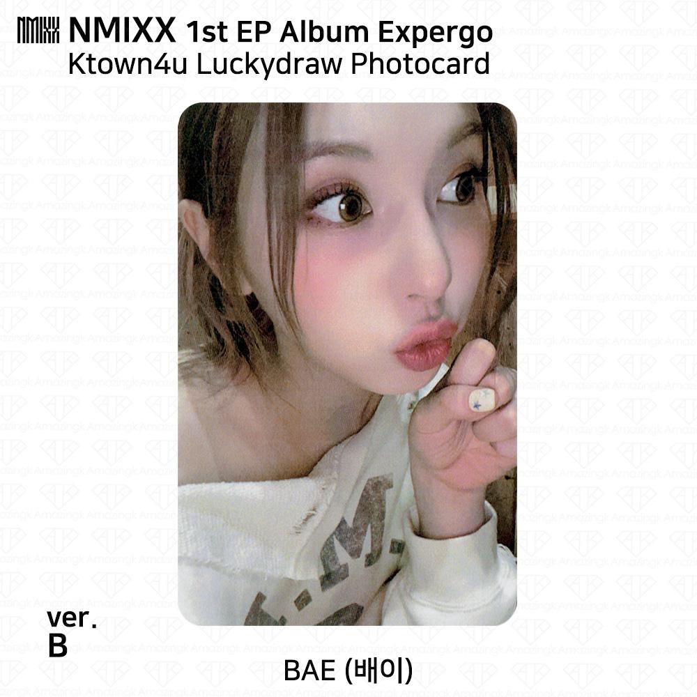 NMIXX 1-й EP-альбом Expergo Lucky Draw Фотокартка Открытка Soundwave Ktown4U KPOP