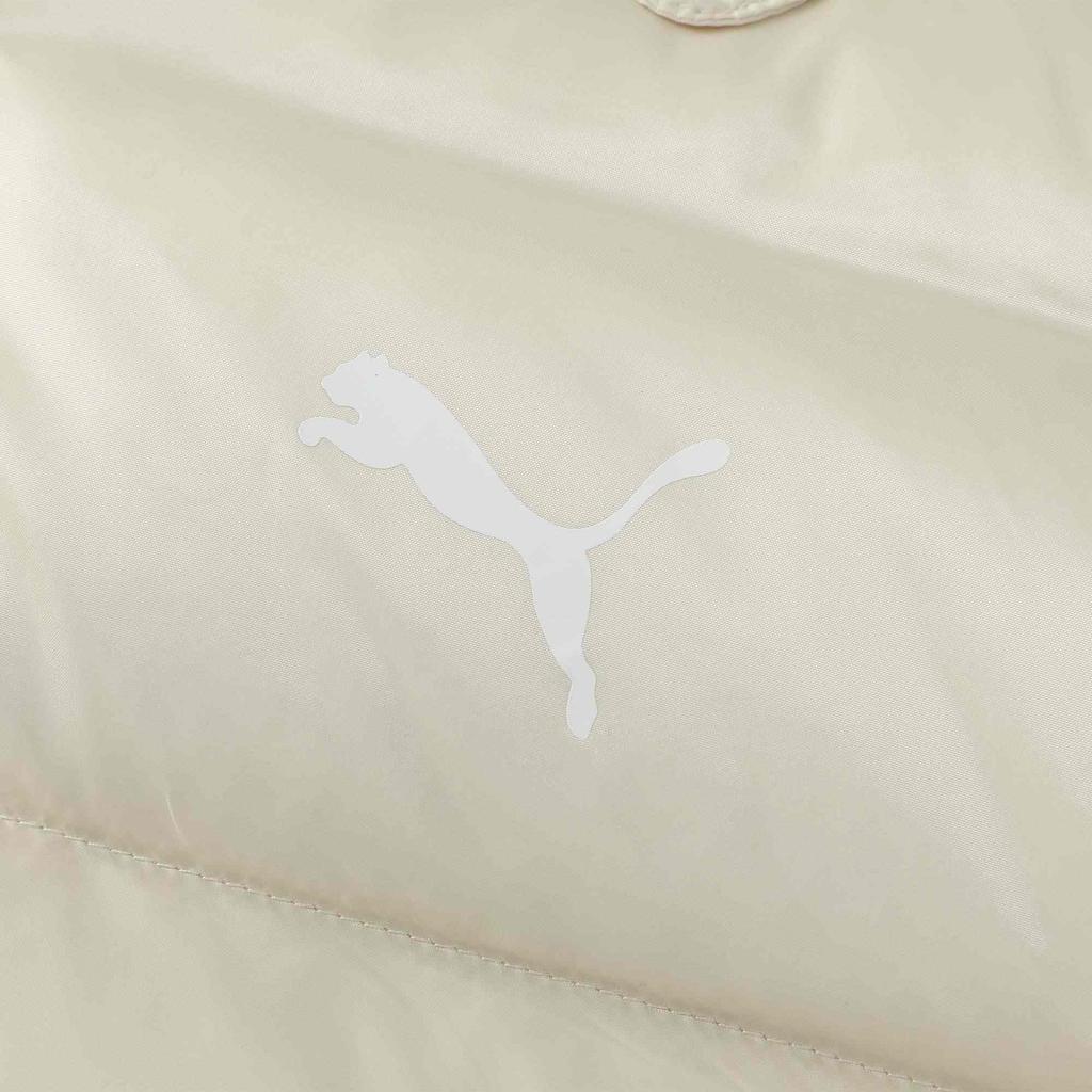 Puma Жилет из блестящего пуха Warmcell Solid, толстый, теплый, с капюшоном, женский жилет, белоснежный 629271-87