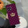 Quilted Texture Sofa Pattern Crown Case For OnePlus 10 Pro 15 13 12 11 13T 15R 13R 10R 10T 8T Nord CE 5 4 2 3 Lite N20 N30 Cover