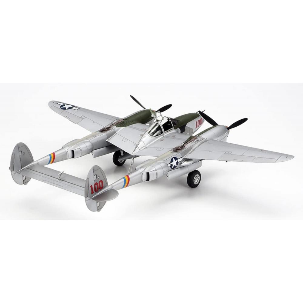 Tamiya 148 Masterpiece Series No.123 US Army Lockheed P-38J Lightning Пластиковая модель 61123 Цвет литья