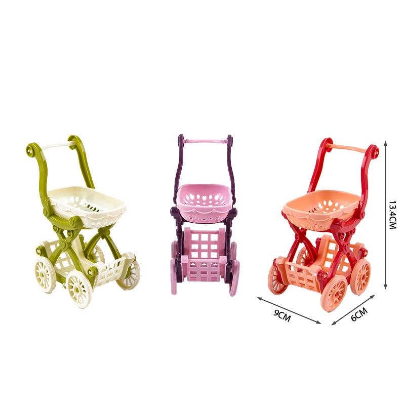 Аксессуары для кукол Кукольный симулятор Корзина для покупок Пластиковые аксессуары для игрушек