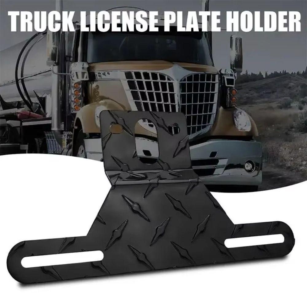 Universal Trailer License Plate Holder Aluminum Alloy Car Tag Frame Plate Holder Trailer