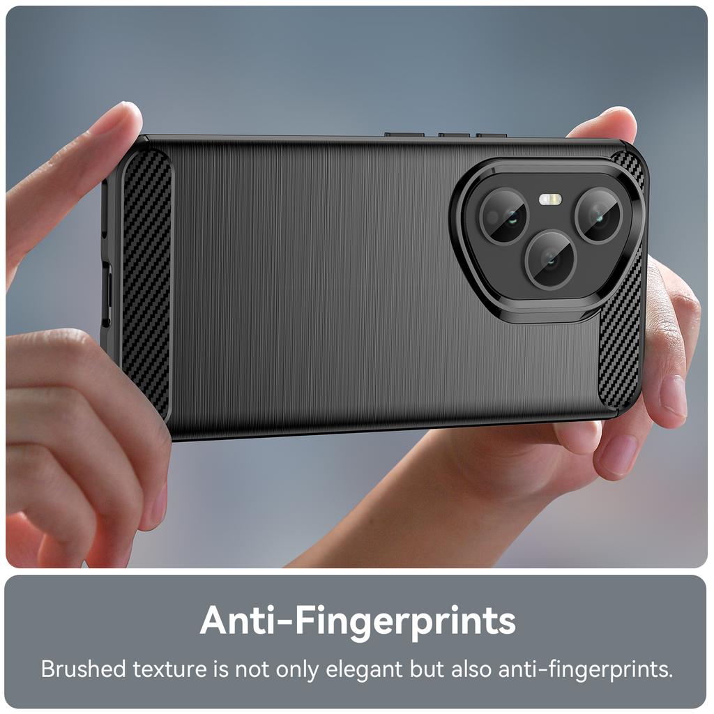 Для Honor 400 Pro 5G (Глобальный) Чехол Защитный Чехол для Телефона Текстура Углеродного Волокна Матовый
