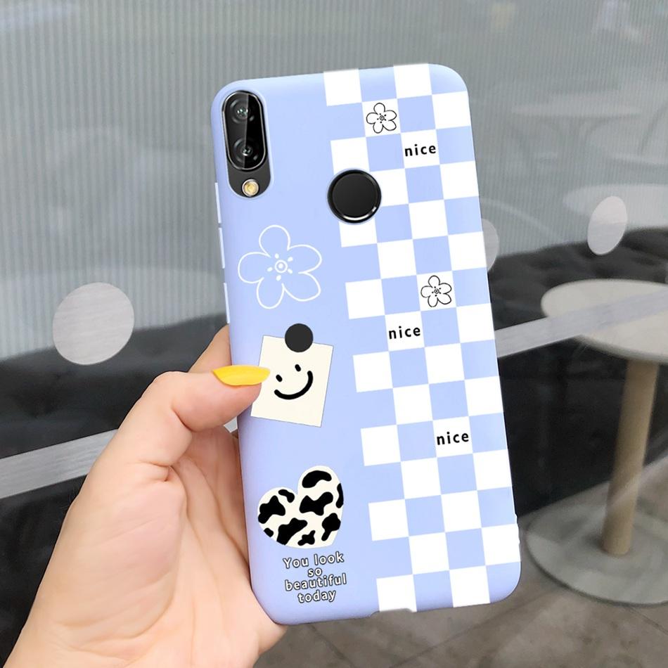 Чехол для Huawei P20 Lite Nova 3e ANE-LX1 ANE-LX2 Милый Мультяшный Конфетный Цвет Силиконовые Чехлы для Телефона Для Huawei P20lite Мягкая TPU Обложка