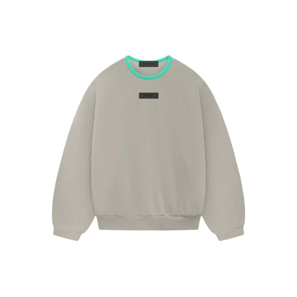 Fear of God Essentials Свитшот с круглым вырезом Seal Мужские Топы Серый 192SP244685F