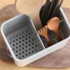 Double Layer Detachable Chopsticks Cage Multifunctional Spoon Fork Storage Holder Cutlery Drain Rack Organizer Kitchen Utensils
