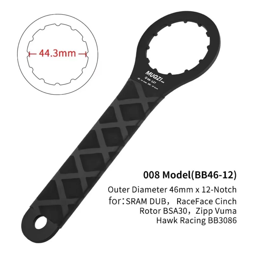 Soft Grib Bottom Brackets Wrench 39/41/44/46/49/52mm Bottom Bracket Tool BB Wrench MTB Bike