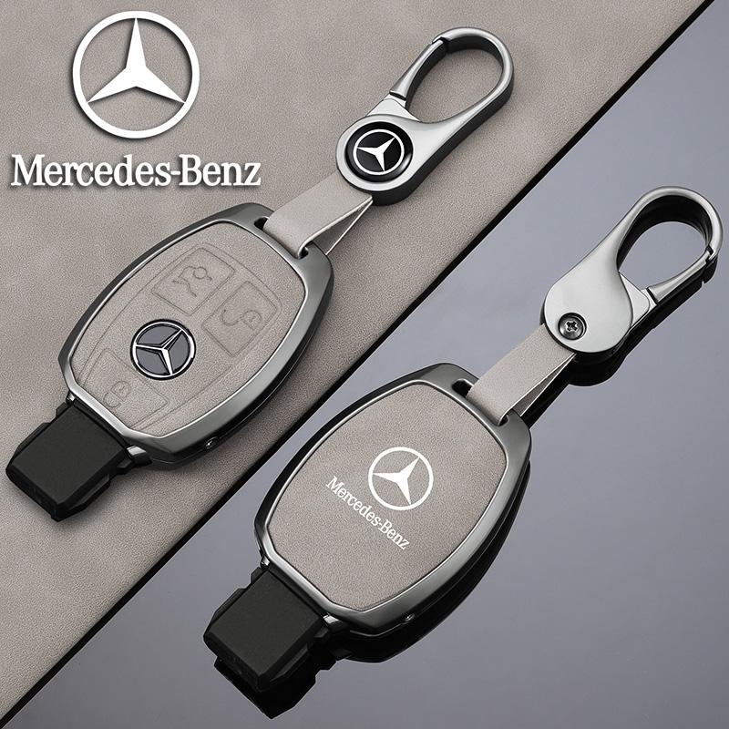 ZHM3 High Quality Car logo Remote Key Fob Cover Shell Bag For Mercedes Benz A C E S G Class GLC CLE CLA W177 W205 W213 W222 X167 AMG