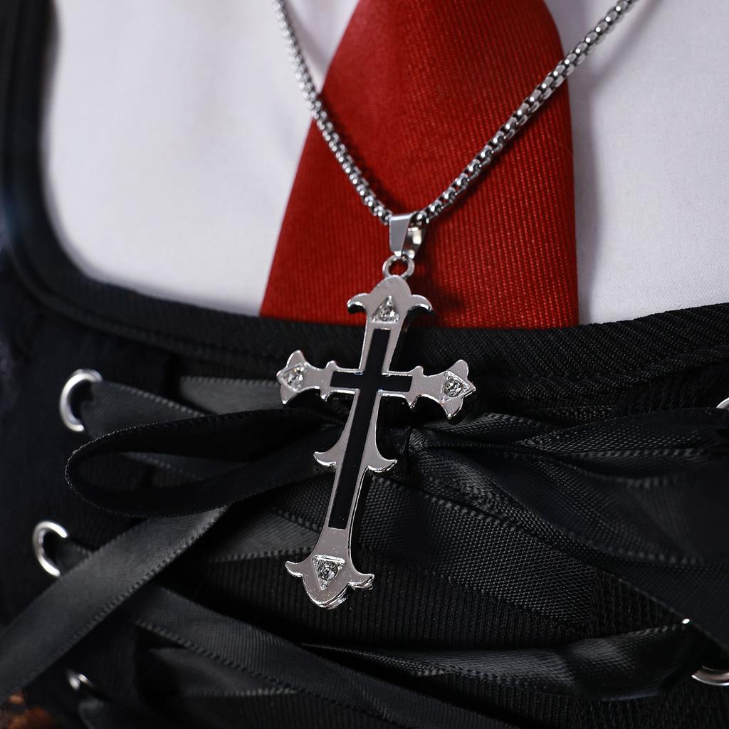 Аниме Миса Амане Косплей Тетрадь Смерти Косплей Костюм Дебют Повседневное Сексуальное Платье Субкультура Ожерелье Y2k Готик Лоли Униформа Костюм Кос