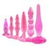 6Pcs/Set Anal Trainer Kit Butt Plugs Couple Flirting Sex Toy Prostate Massager