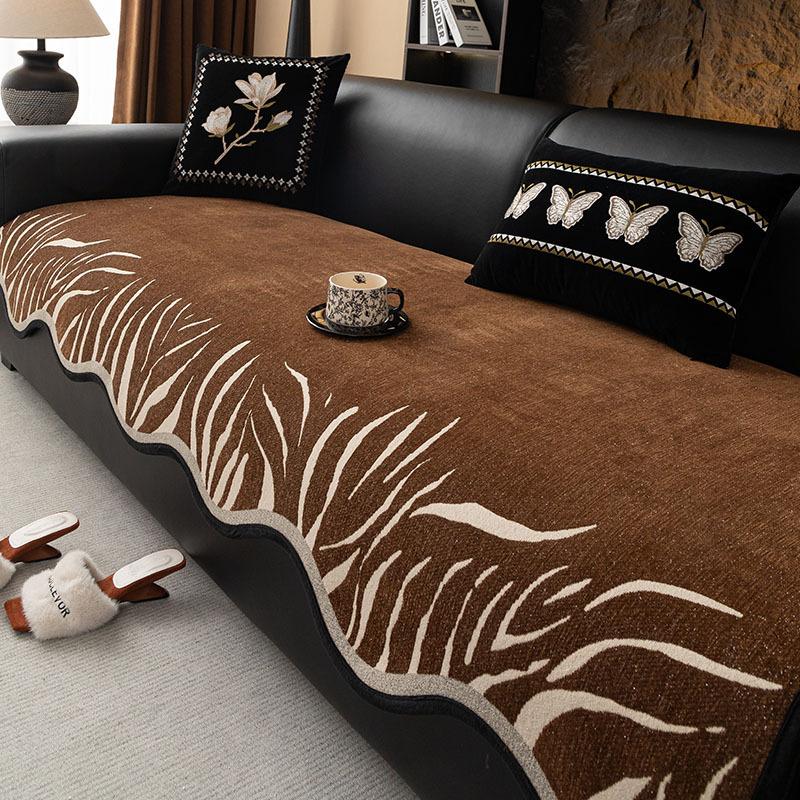 New Special-Shaped Sofa Cushion, Universal Non-Slip Seat Cushion In All Seasons, Irregular Medieval Straight Sofa Cover