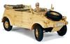 Tamiya Big Tank Series German Army Kubelwagen Type 82 African Specification with Marshal Rommel Plastic Model 36202 1/16 No.02 Pkw.K1
