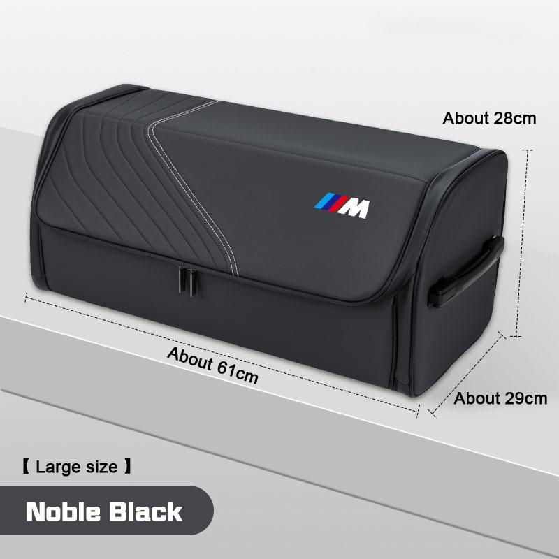 CMU2 For BMW M M3 M4 M5 M6 E34 E36 E46 E60 Z4 E90 E84 F10 X1X3 X5 Car Trunk Organizer Storage Box Large Capacity Folding Leather Box