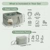 with Pouch Nursery Storage Basket Portable Baby Diaper Storage Bag  Outdoor Travel