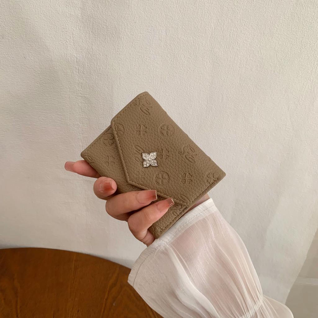 2025 New Women's Wallet Women's High-end Short Wallet Student Women's Card Bag Ins Women's Wallet Change Card