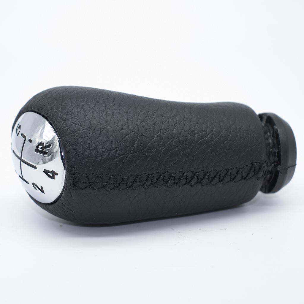 Механическая 5-ступенчатая + R для Renault Clio Logan Scenic MK2 Рычаг переключения передач Отделка кожаной рукояткой GearStick Ручка-ручка Headball Chrome