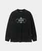 MAISON MINED Кельтский Крест С Длинным Рукавом Стирка Черный