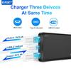 EAGET Портативное зарядное устройство Power Bank емкостью 10000 мАч для быстрой зарядки мобильных устройств с технологией зарядки PowerIQ и USB-C для iPhone 15 и Android