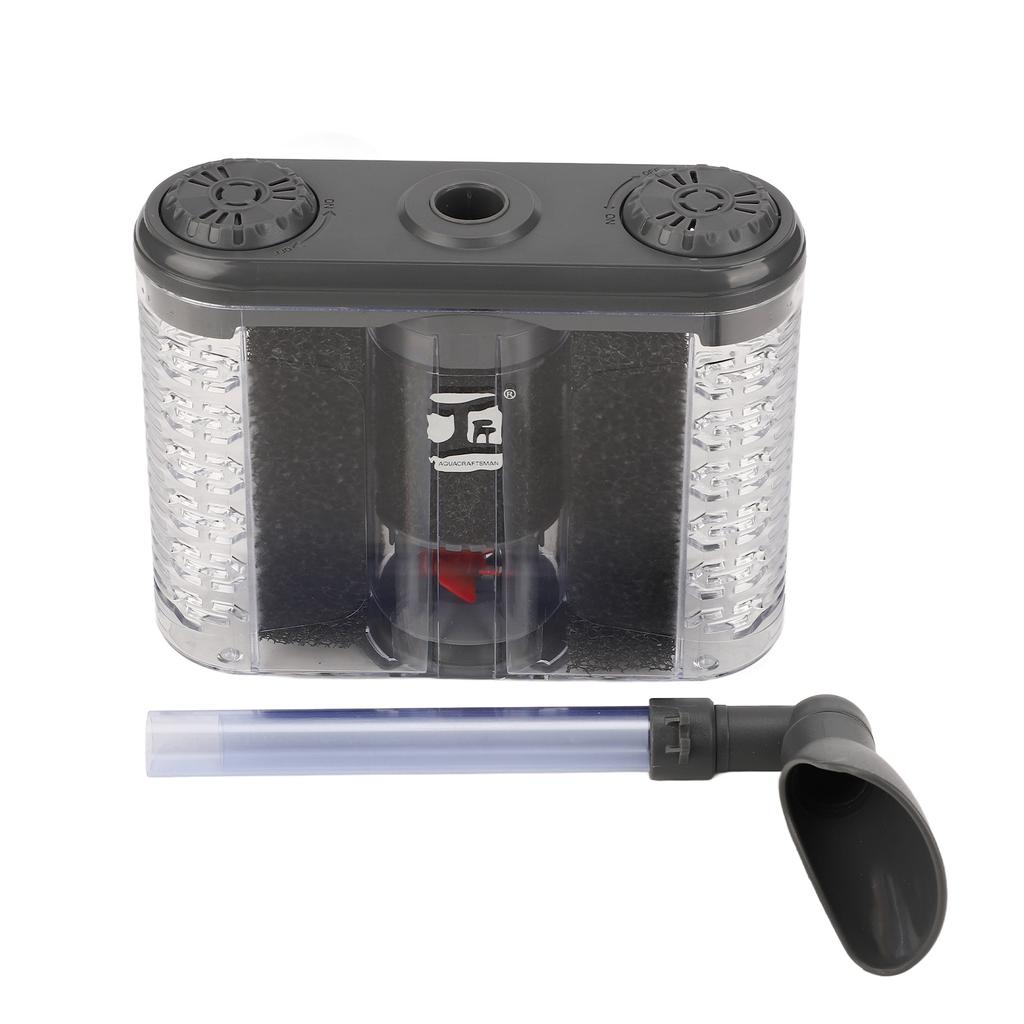 Губчатый аквариумный фильтр Тихий Очистка от экскрементов Обогащение кислородом Разведение бактерий Двойная губка Фильтр для аквариума
