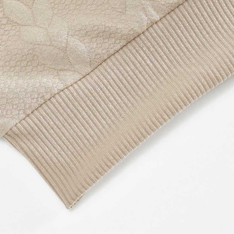 Callaway Вышитый ретро повседневный свитер с воротником-стойкой на молнии свободная вязка плотный жаккардовый сшивание осенне-зимний свитшот с длинными рукавами