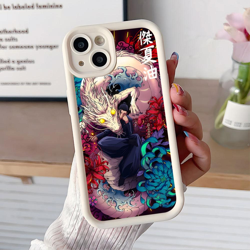 Jujutsu Kaisen Geto Suguru Phone Case for iPhone 17 16 15 14 13 12 11 Air Pro Max Plus Thicken TPU Colorful Cover Cover Pretty