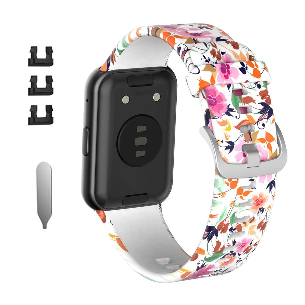 Band For Huawei Watch Fit Strap Smart Silicone Watchband Wristband Watch Fit Special Edition Bracelet Printing Accessories Sport