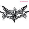 Halloween Black Queen Lace Mask No Fixed Shape Embroidery Appliques Party Costume Carnival Mask Woman Masquerade Mask